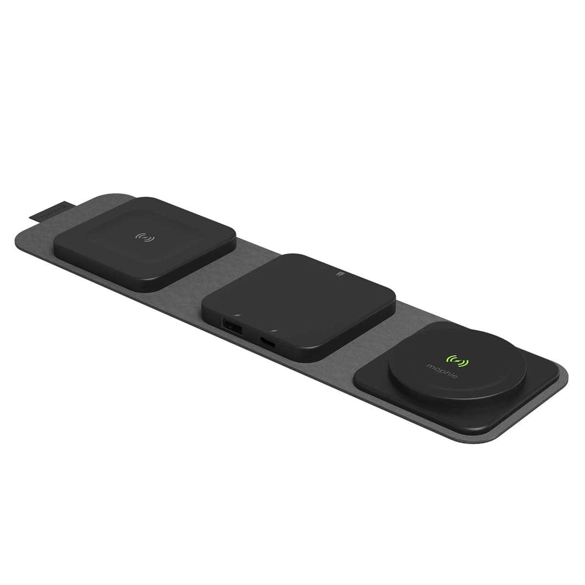 Mophie - bezprzewodowa ładowarka podróżna kompatybilna z MagSafe (czarna) Mophie - bezprzewodowa ładowarka podróżna kompatybilna z MagSafe (czarna)