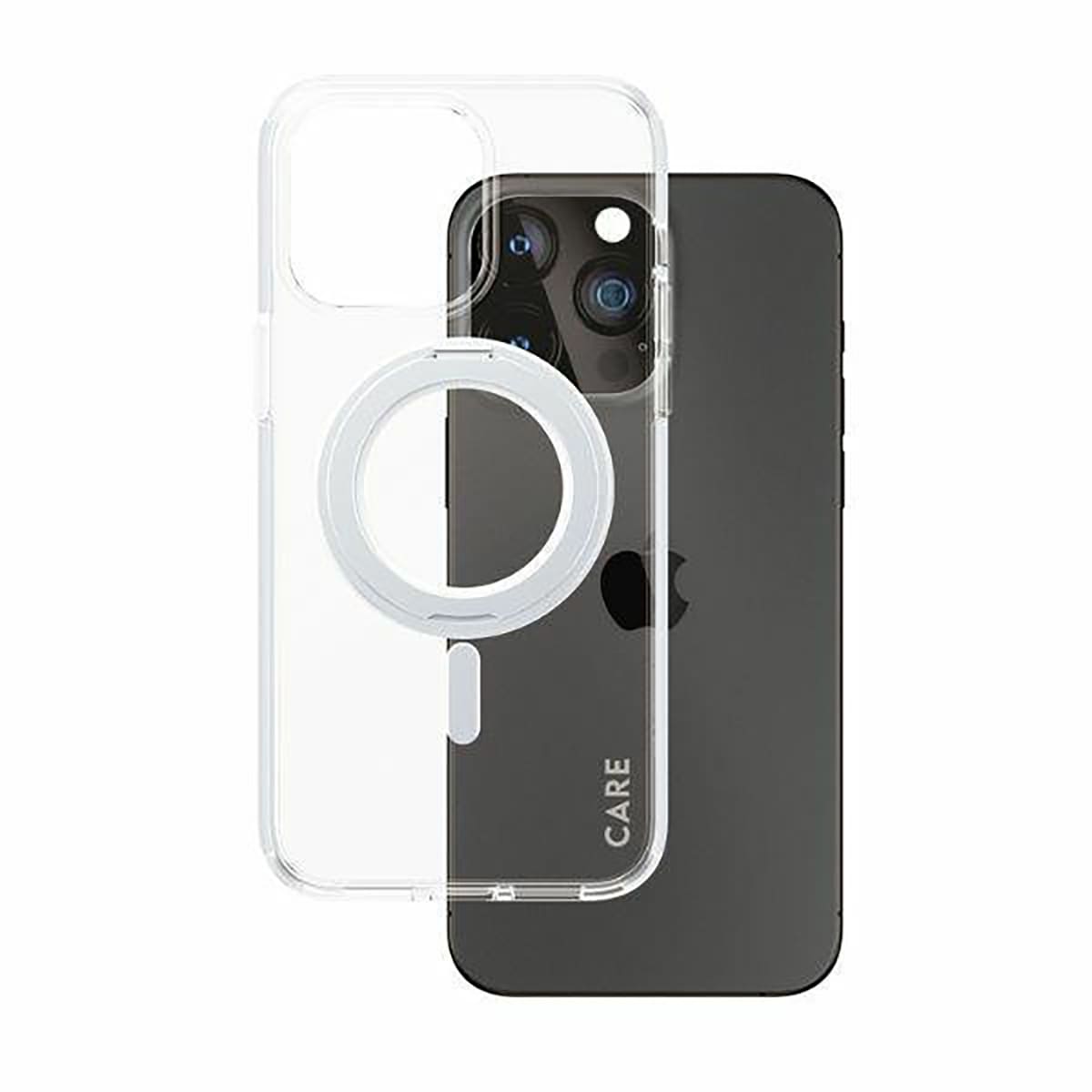 CARE by PanzerGlass Kickstand Etui do iPhone 15 Pro Max kompatybilne z MagSafe - Przezroczyste CARE by PanzerGlass Kickstand Etui do iPhone 15 Pro Max kompatybilne z MagSafe - Przezroczyste