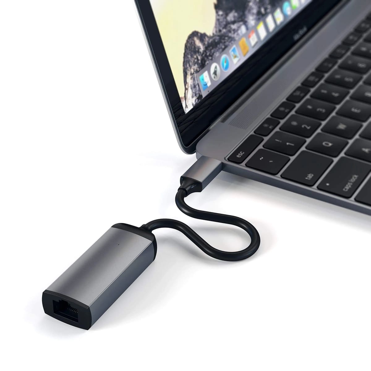 Satechi Ethernet USB-C Adapter Gwiezdna szarość (Space Gray) Satechi Ethernet USB-C Adapter Gwiezdna szarość (Space Gray)