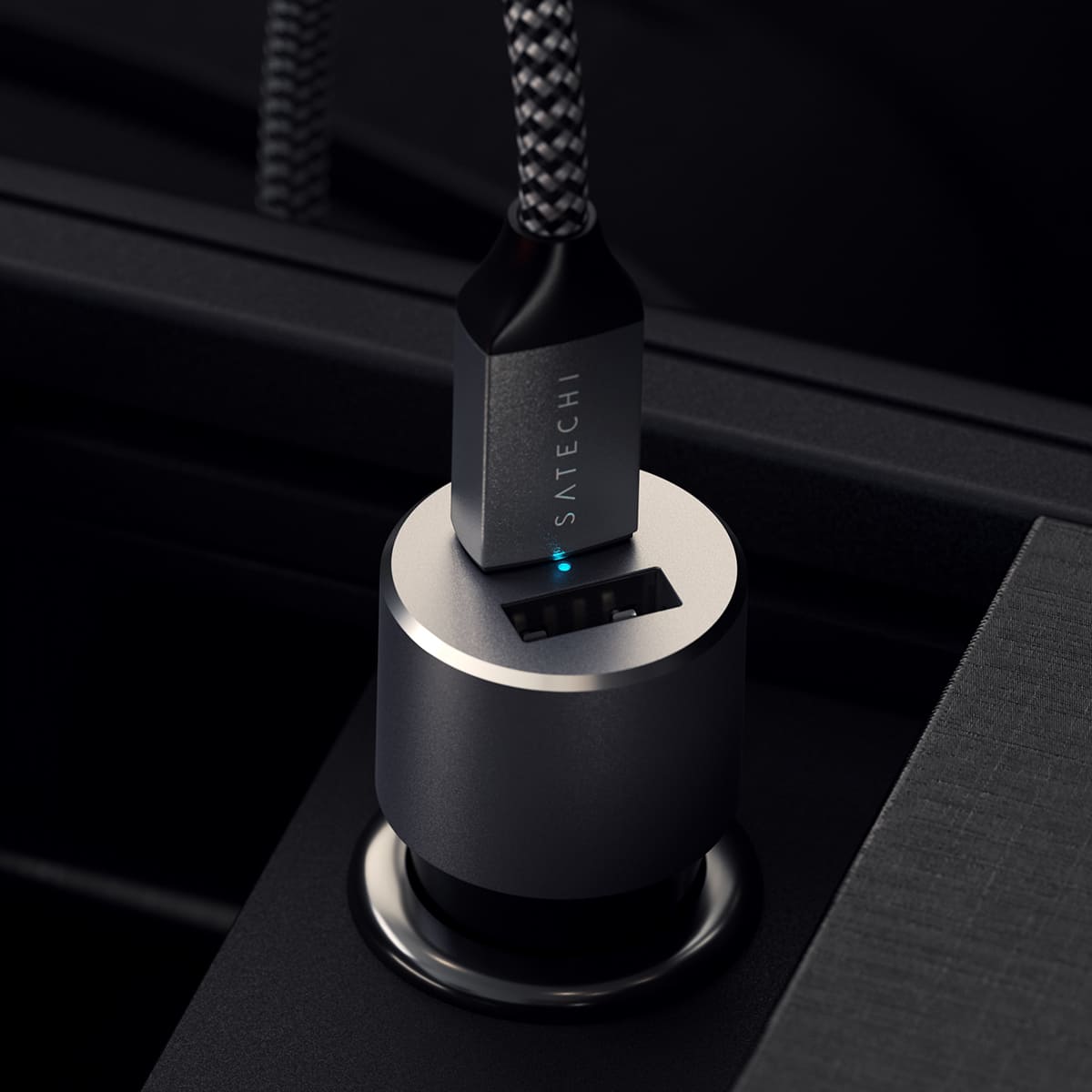 Satechi Ładowarka samochodowa pod gniazdo zapalniczki 72W Gwiezdna szarość (Space Gray) Satechi Ładowarka samochodowa pod gniazdo zapalniczki 72W Gwiezdna szarość (Space Gray)