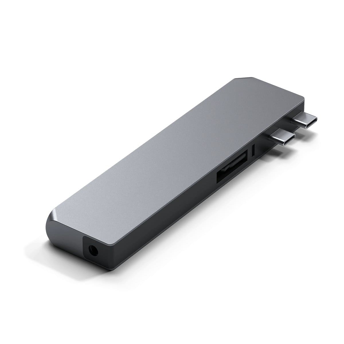Satechi Pro Hub Max Aluminiowy Hub z podwůjnym USB-C do MacBook / 2x USB-C / USB-A / 4K HDMI / czytnik kart micro/SD/ Ethernet / jack port Satechi Pro Hub Max Aluminiowy Hub z podwůjnym USB-C do MacBook / 2x USB-C / USB-A / 4K HDMI / czytnik kart micro/SD/ Ethernet / jack port