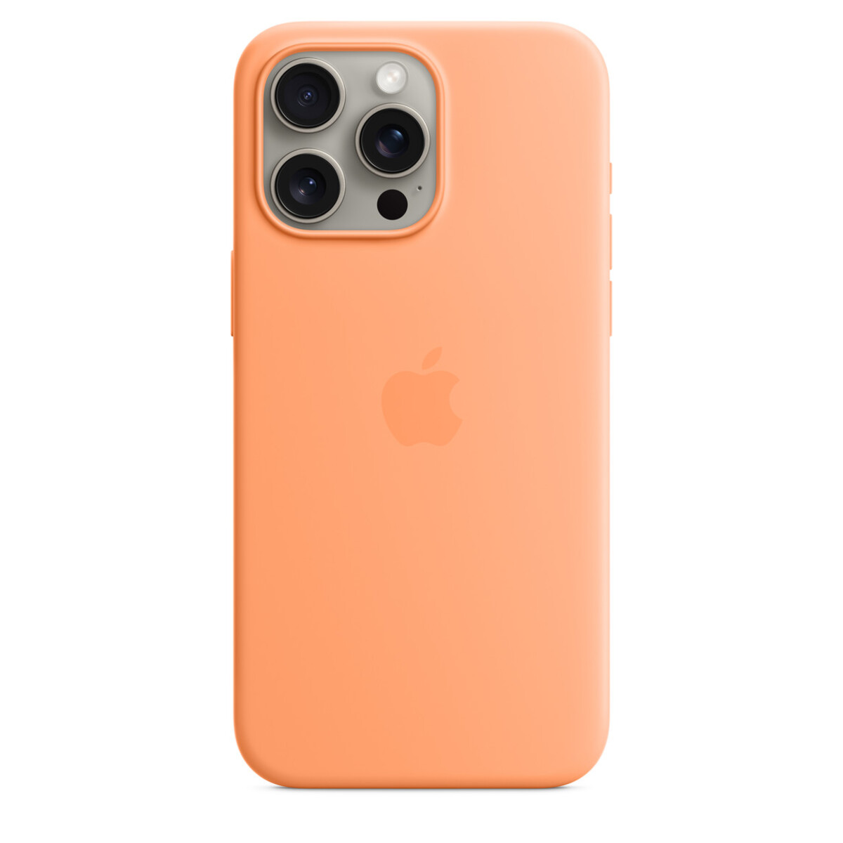 Apple Silikonowe etui do iPhone 15 Pro Max z MagSafe – Pomarańczowy sorbet Apple Silikonowe etui do iPhone 15 Pro Max z MagSafe – Pomarańczowy sorbet