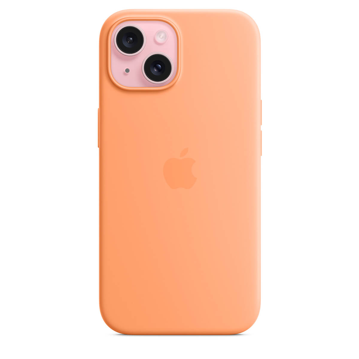 Apple Silikonowe etui do iPhone 15 z MagSafe – Pomarańczowy sorbet Apple Silikonowe etui do iPhone 15 z MagSafe – Pomarańczowy sorbet