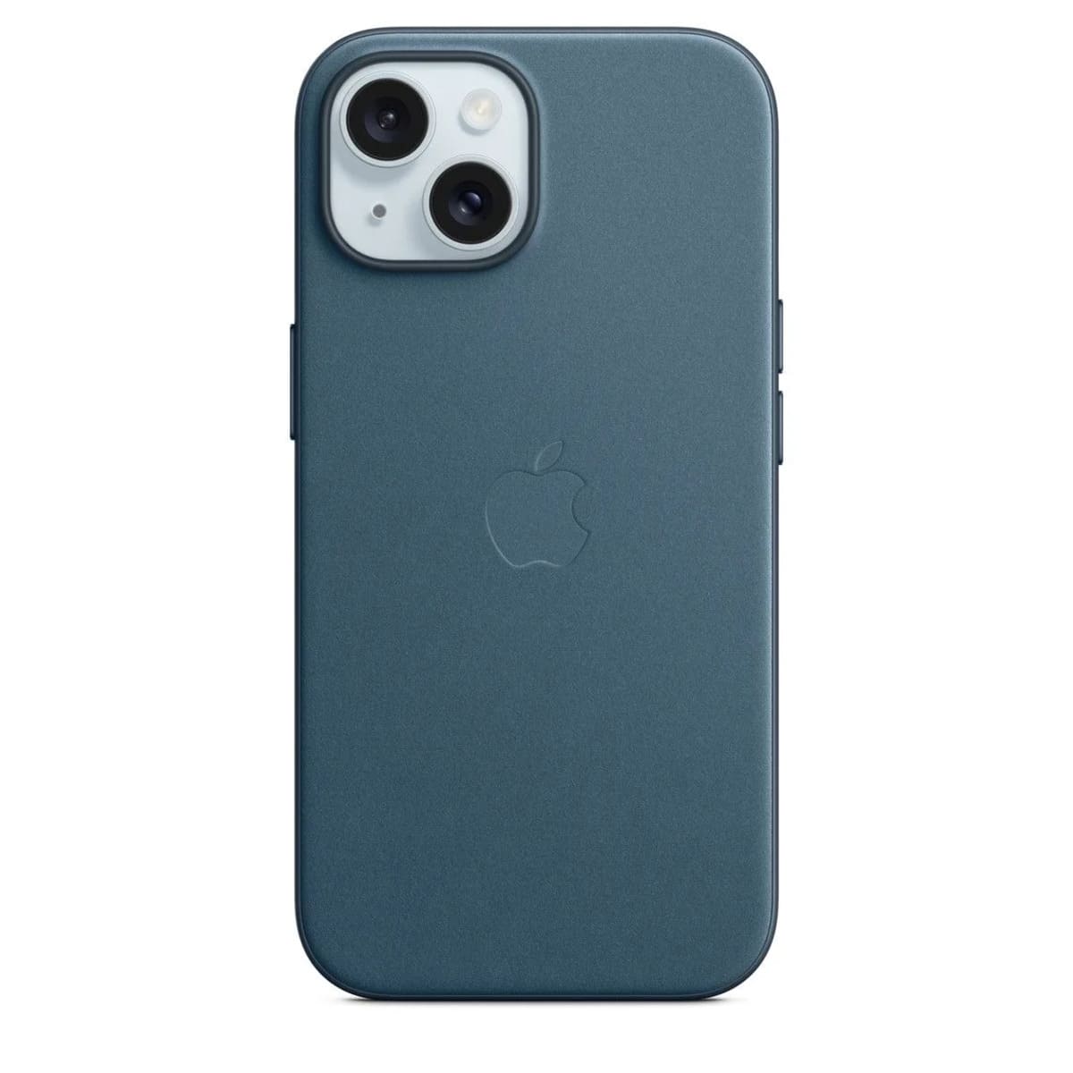 Apple Etui z tkaniny FineWoven do iPhone 15 z MagSafe – Głębia oceanu Apple Etui z tkaniny FineWoven do iPhone 15 z MagSafe – Głębia oceanu