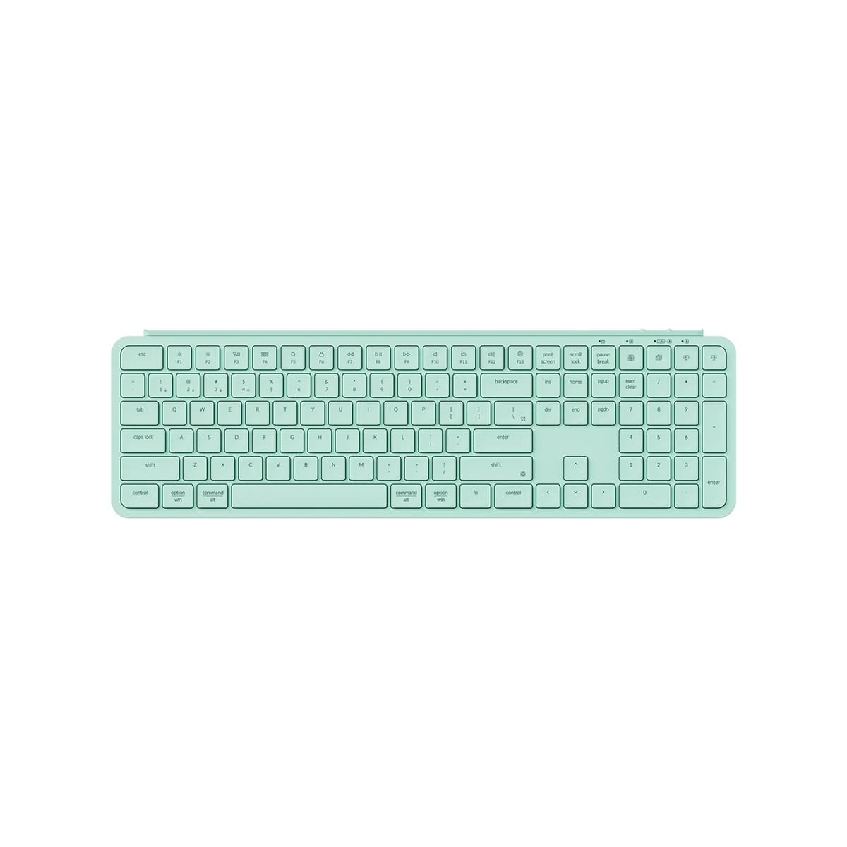 Keychron B6 PRO niskoprofilowa bezprzewodowa klawiatura mechaniczna - Miętowa Zieleń (Mint Green)