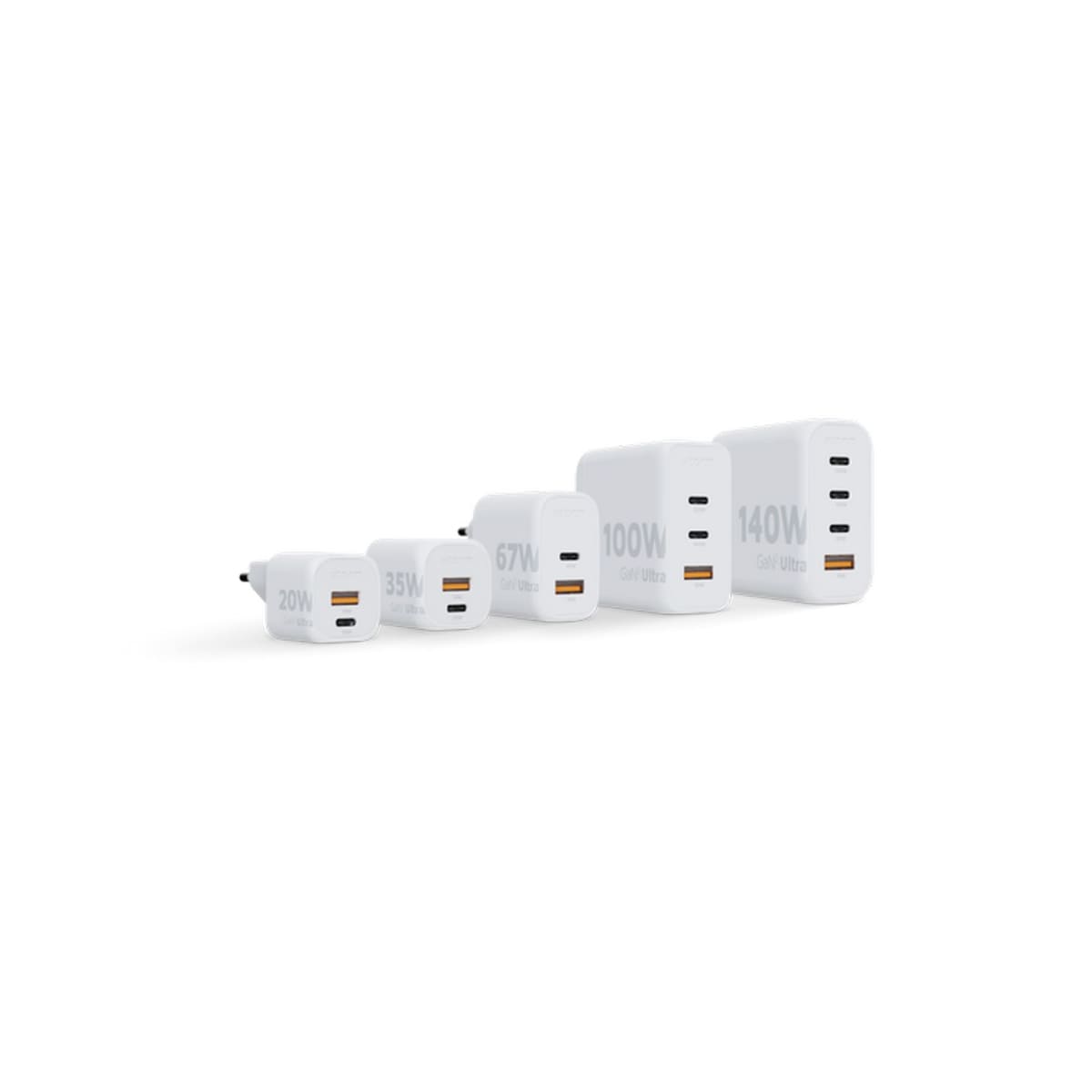 Xtorm GaN2 Ultra Ładowarka sieciowa 140W 3x USB-C / 1x USB-A - Biała