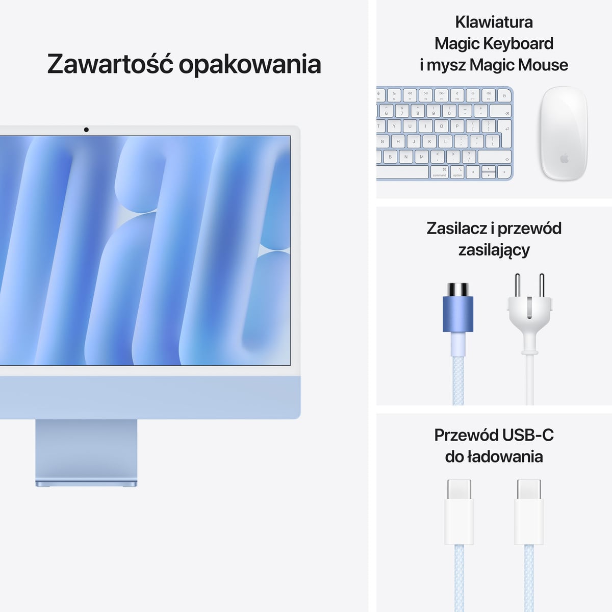 iMac 24 M4 - zestaw