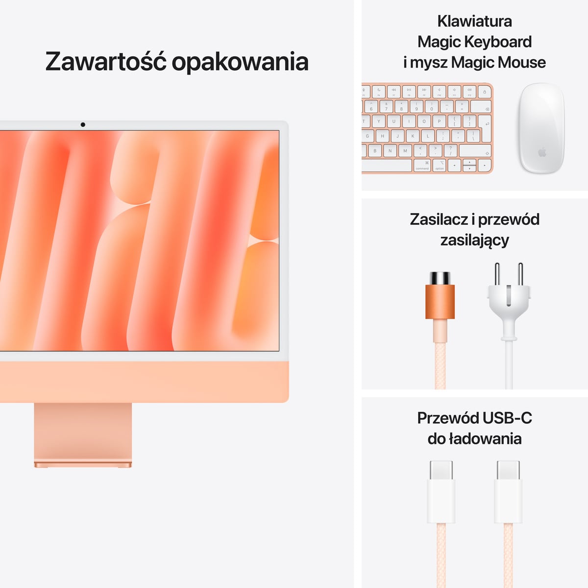 iMac 24 M4 - zestaw