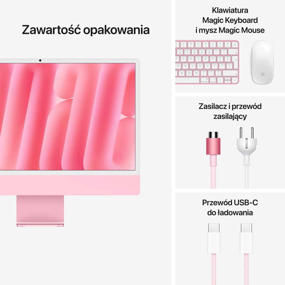 iMac 24 M4 - zestaw