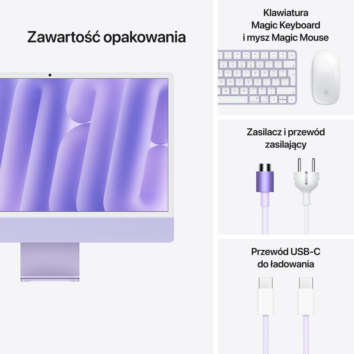 iMac 24 M4 - zestaw