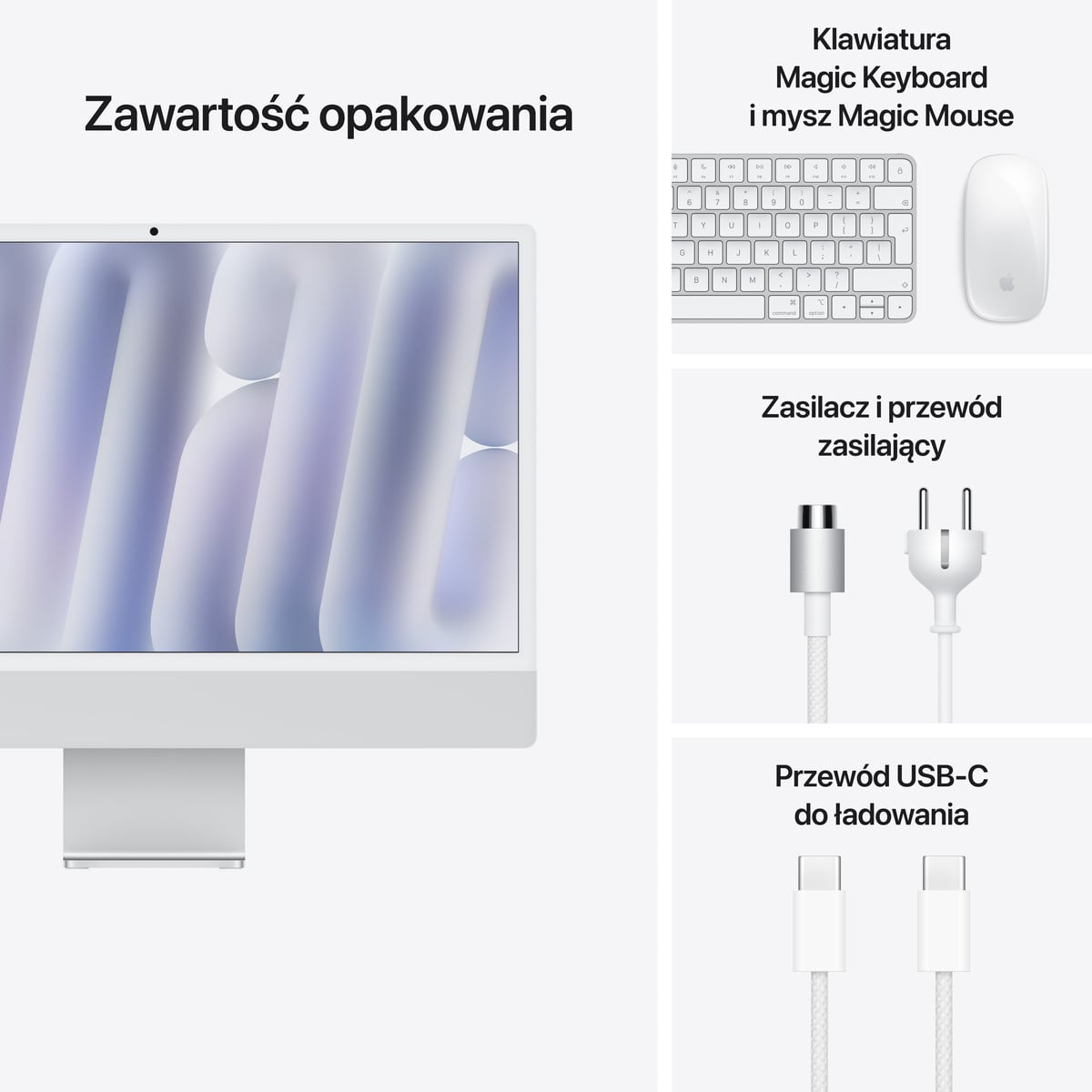 iMac 24 M4 - zestaw