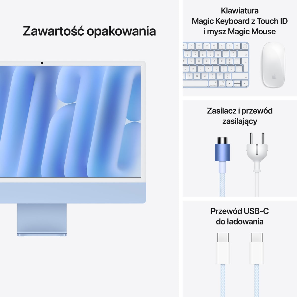 iMac 24 M4 - zestaw