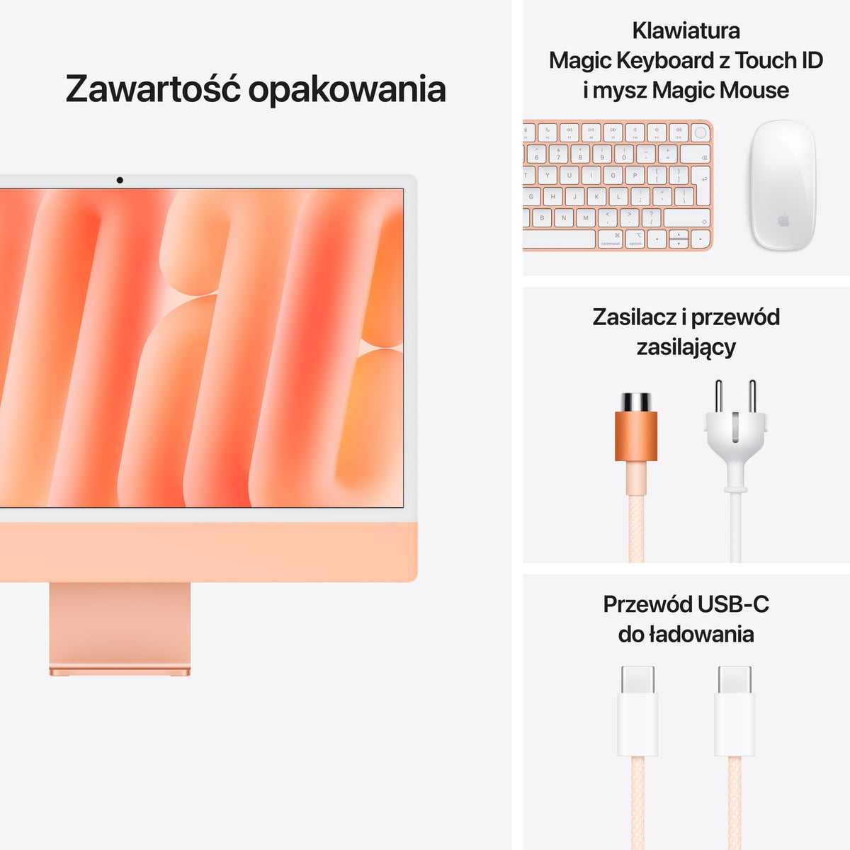 iMac 24 M4 - zestaw