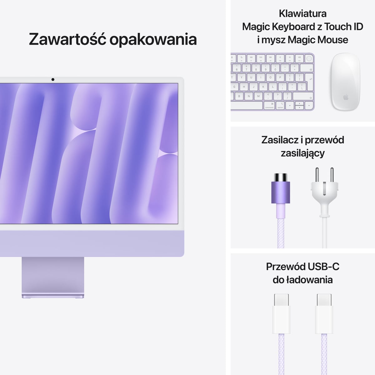 iMac 24 M4 - zestaw