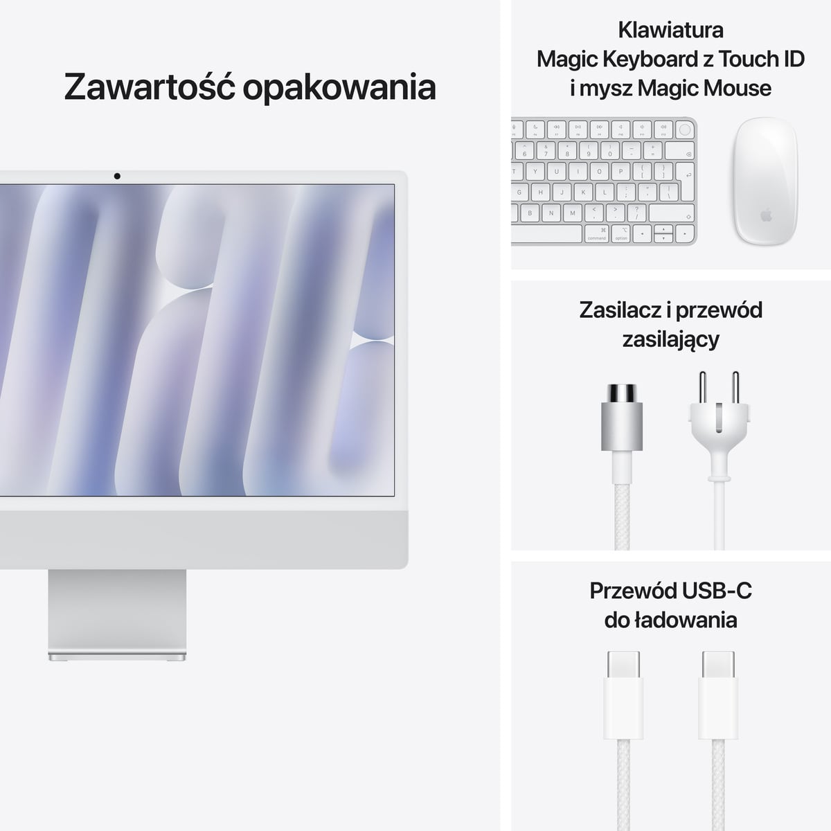 iMac 24 M4 - zestaw