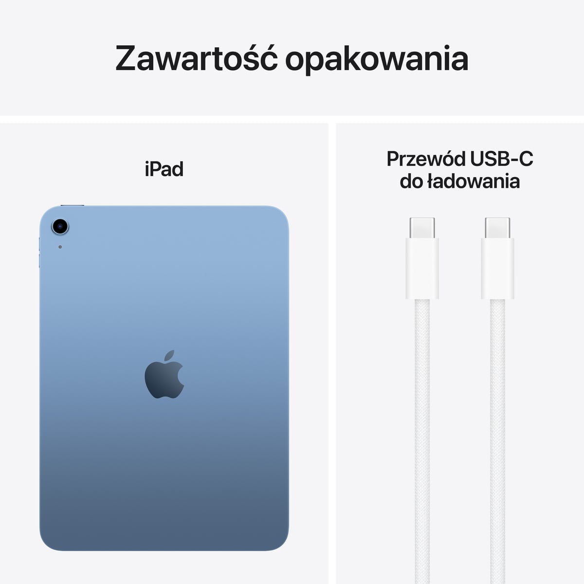 Apple iPad 11-generacji - Zawartość opakowania