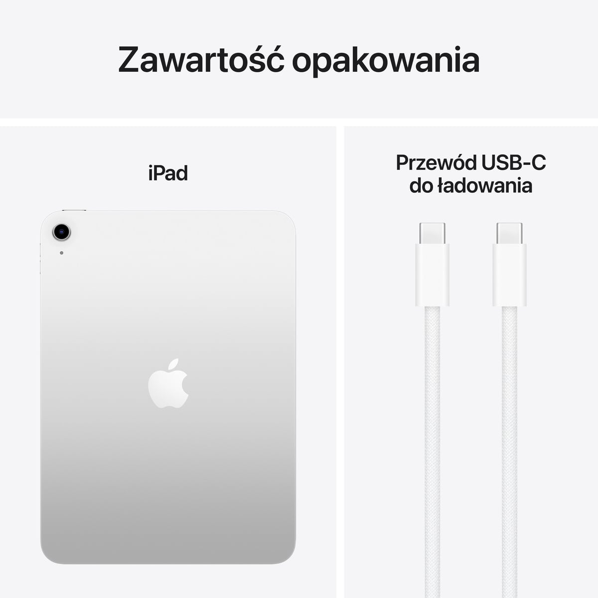 Apple iPad 11-generacji - Zawartość opakowania