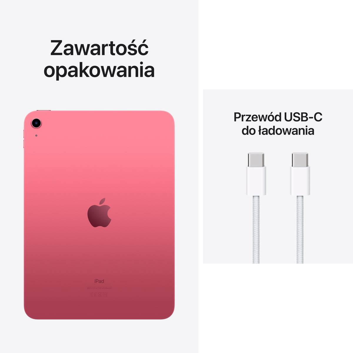 Apple iPad 10-generacji - Zawartość opakowania