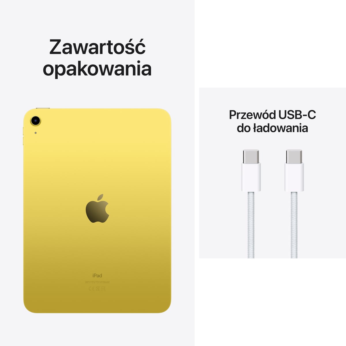 Apple iPad 10-generacji - Zawartość opakowania