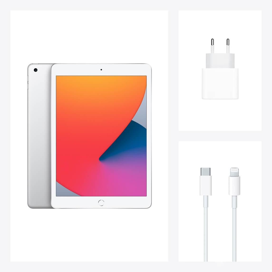 iPad 10,2 Wi-Fi Srebrny - zestaw iPad 10,2 Wi-Fi Srebrny - zestaw