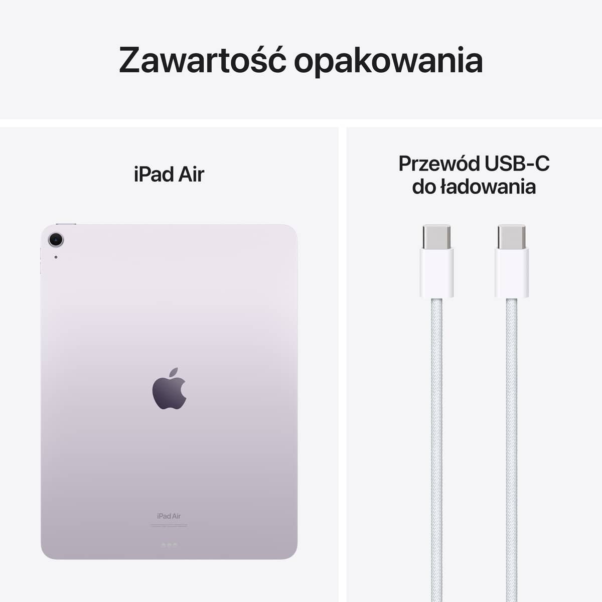 13 calowy iPad Air M2 - Zawartośc opakowania 13 calowy iPad Air M2 - Zawartośc opakowania