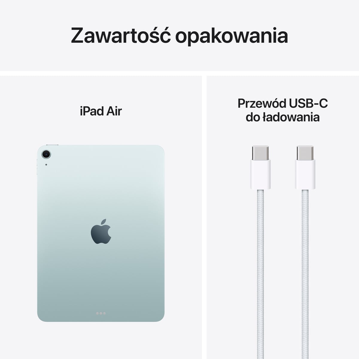 Apple iPad 11-generacji - Zawartość opakowania