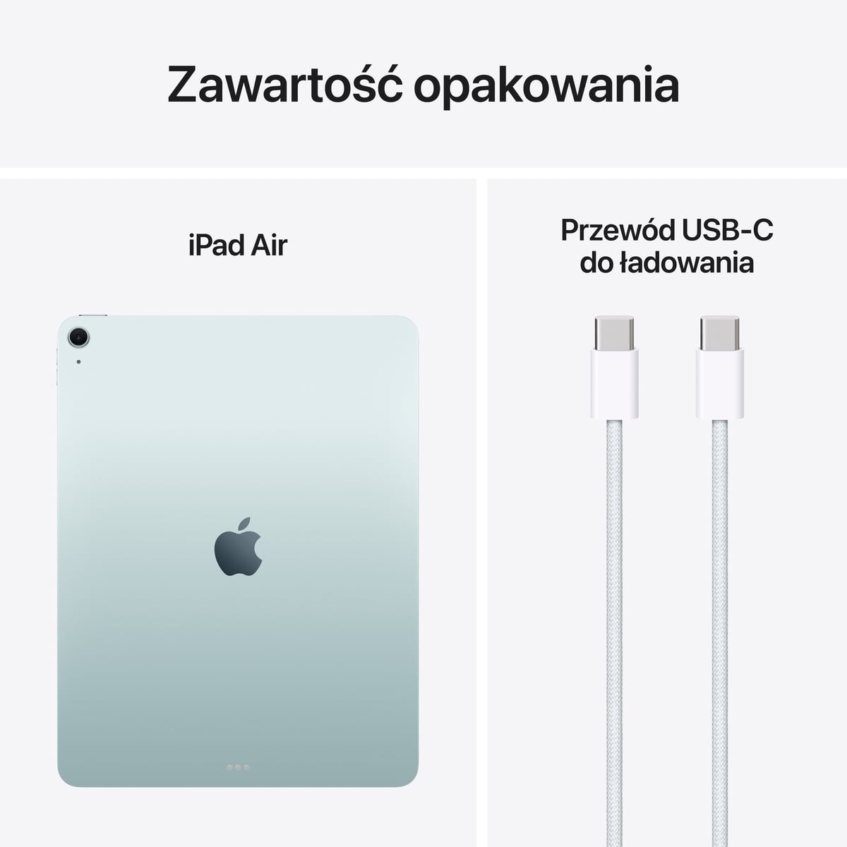 Apple iPad 11-generacji - Zawartość opakowania