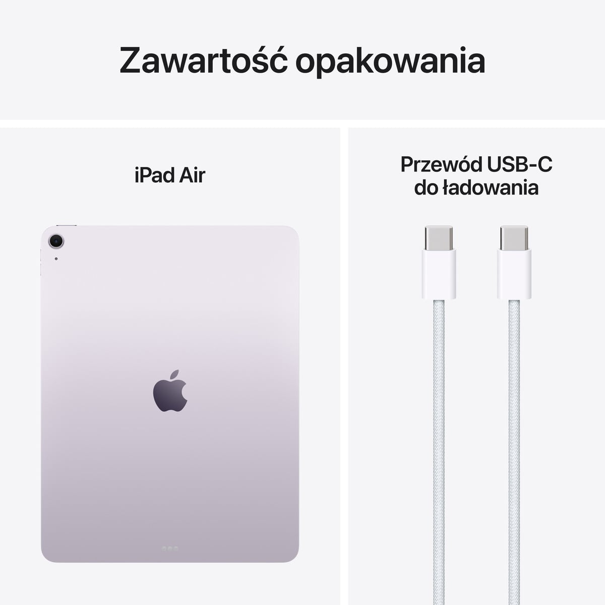 Apple iPad 11-generacji - Zawartość opakowania