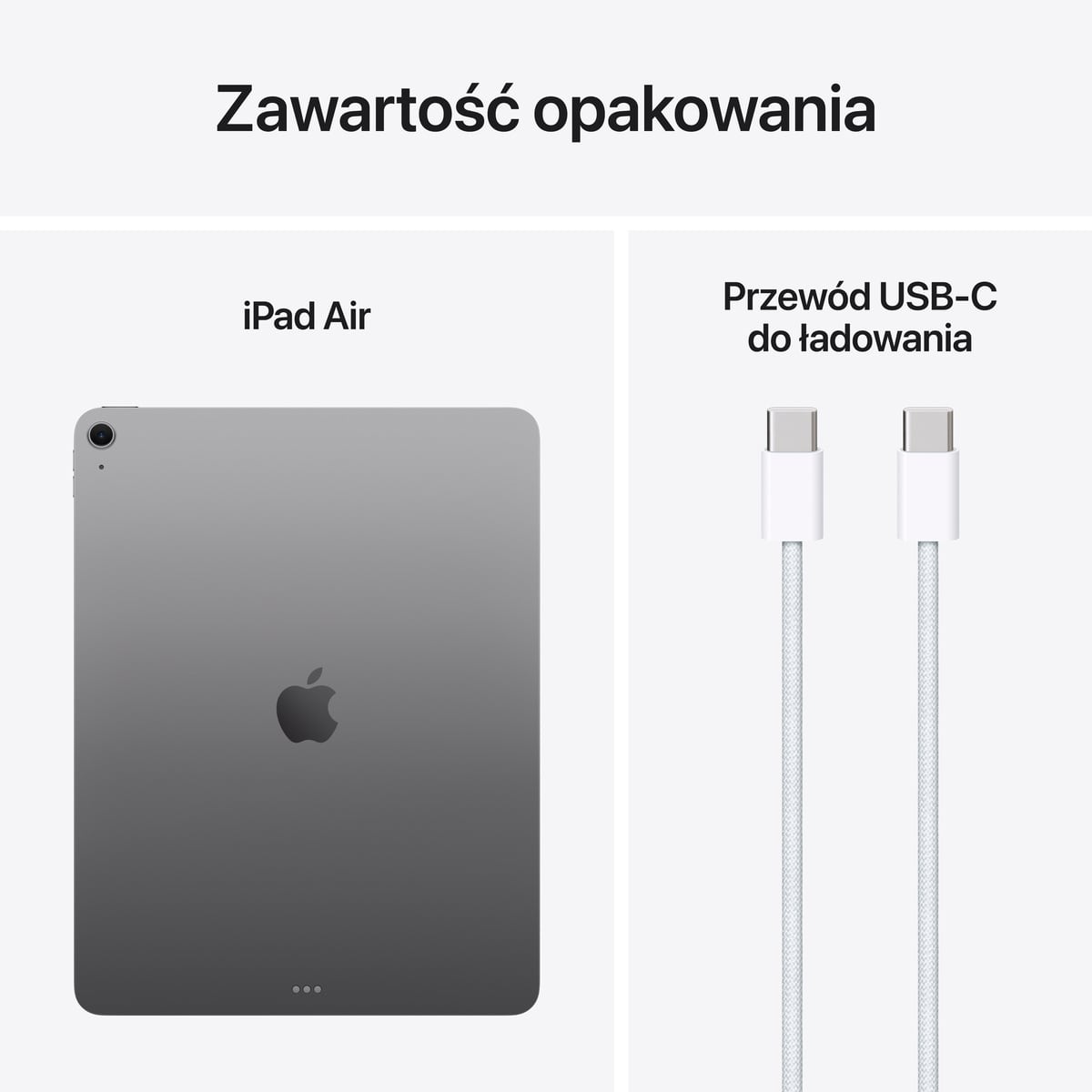 Apple iPad 11-generacji - Zawartość opakowania