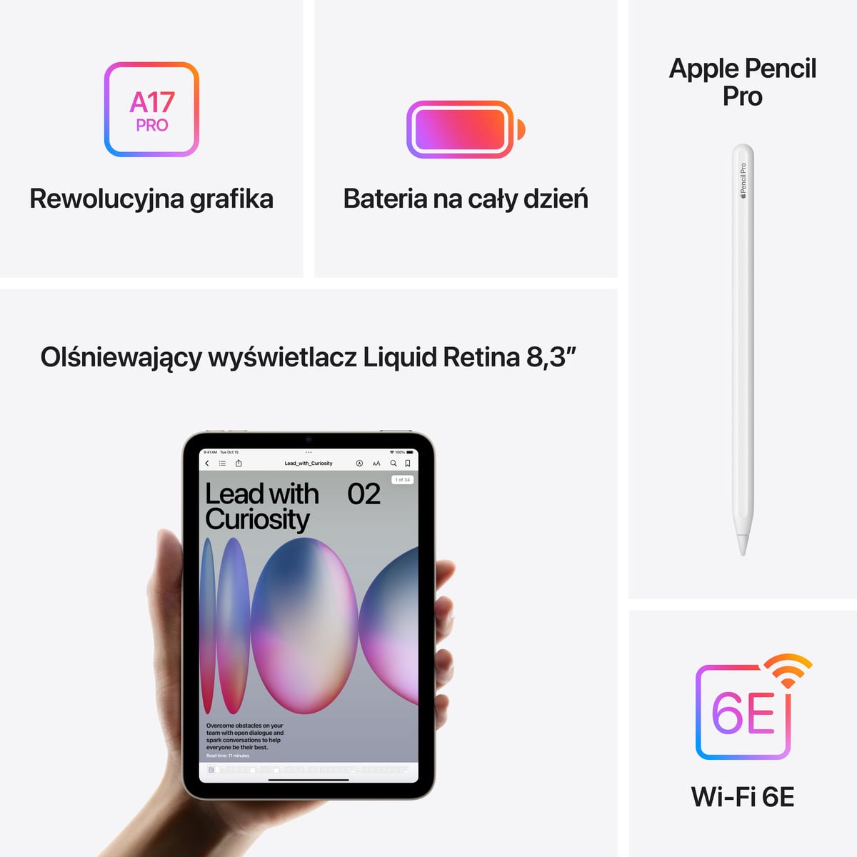 iPad mini 7 - Najważniejsze cechy