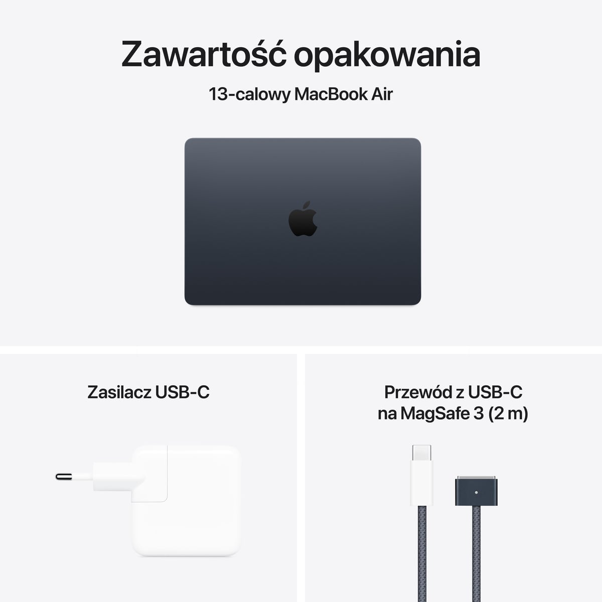 MacBook Air 13 M4 - zestaw