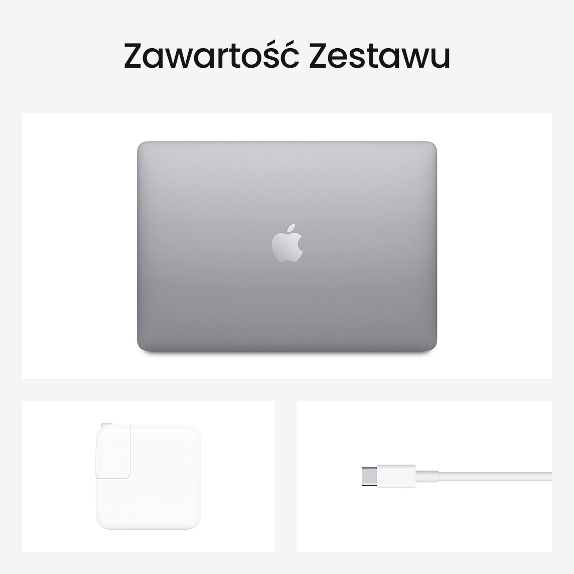 MacBook Pro 13 M1 srebrny - zestaw
