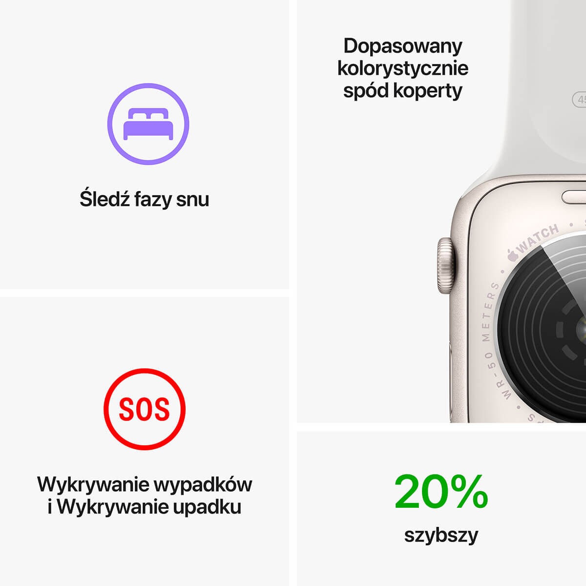 Apple Watch SE 2023 - funkcje Apple Watch SE 2023 - funkcje