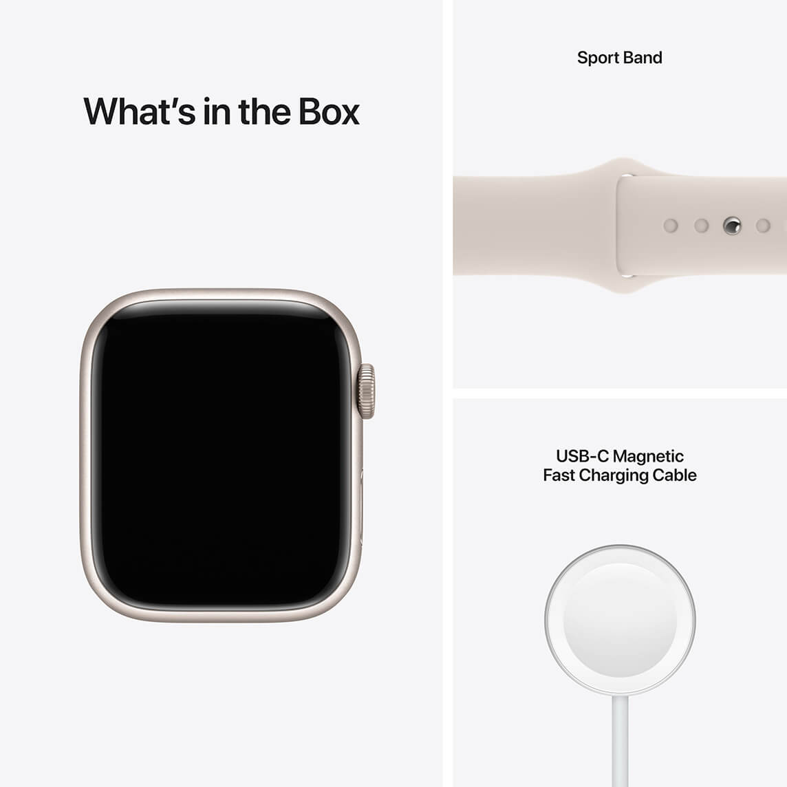 Apple Watch Series 7 - zawartość zestawu Apple Watch Series 7 - zawartość zestawu