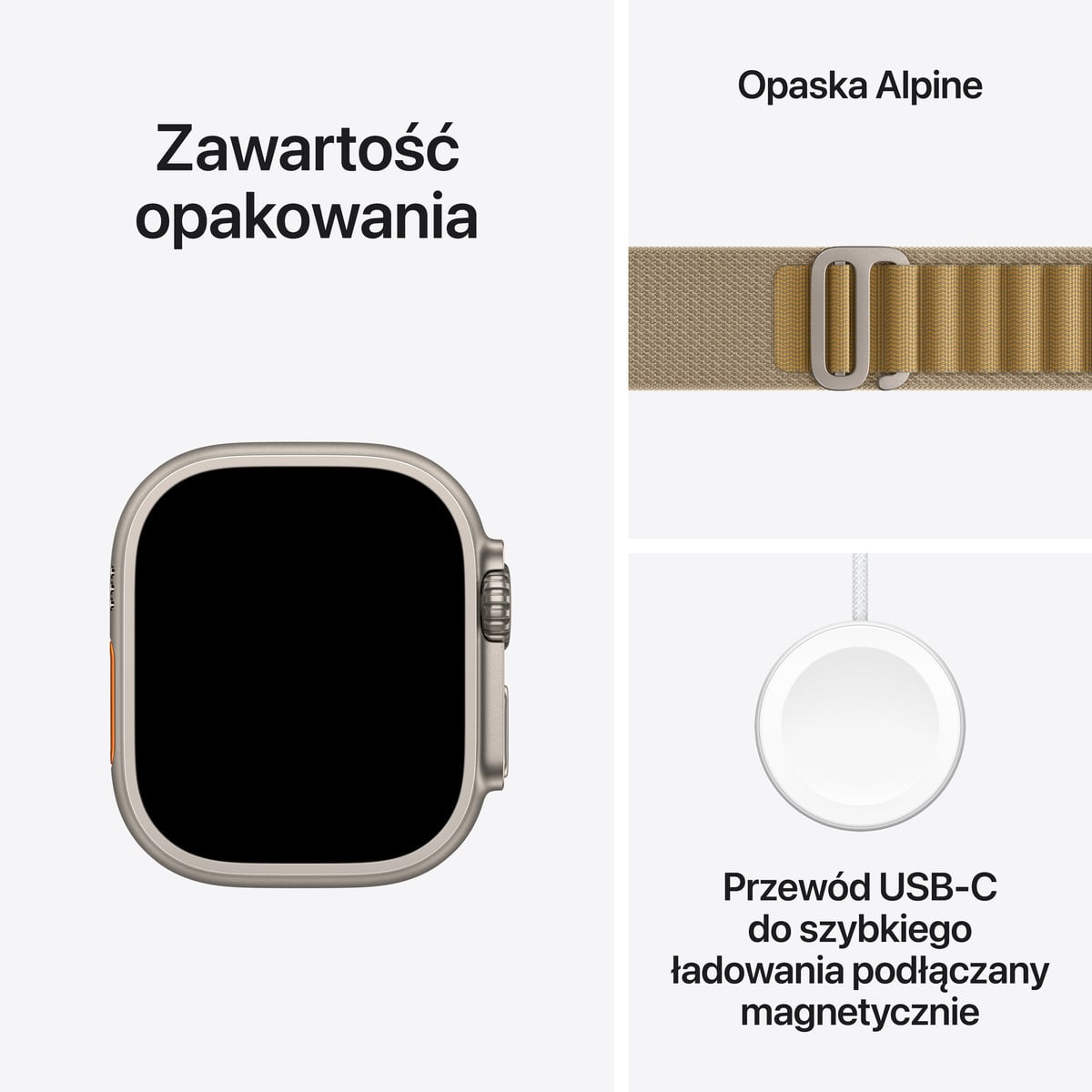 Apple Watch Ultra 2 GPS + Cellular - zestaw