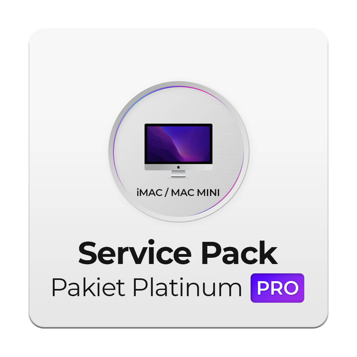 Service Pack - Pakiet Platinum PRO 4Y dla Apple iMac i Mac mini